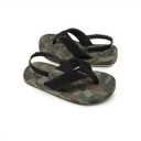 Volcom Boy's Child Big Youth Victor Sandal Flip-Flop (13 Little Kid, Dark Camo-new)