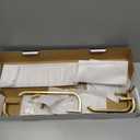 WINCASE Brass Bathroom Accessories, Bath Towel Holder Antique, Towel Bar Set Toilet Paper Holder Robe Hook Brushed Brass Wall Mounted