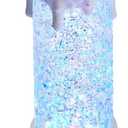 Kurt Adler 9.25-Inch Battery-Operated Color Changing Snowing Candle