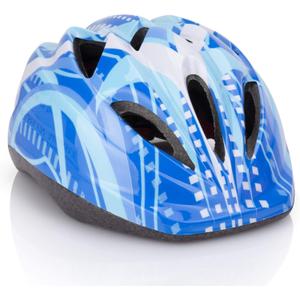 Kid Bicycle Helmets, LX LERMX Kids Bike Helmet Ages 3-5/5-14 Adjustable from Toddler to Youth Size, Durable Kids Bike Helmet with Fun Designs for Boys and Girls (Medium:5-14 years old, Blue)
