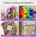 3 Otters 150 Sheets Tissue Paper, 14x20 Inch Tissue Paper for Gift Bags 30 Colors Gift Wrap Supplies Bulk for Crafts Party Decorations Art Projects (multicolor)