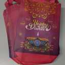 VDESFUEBY 20Pcs Diwali Gift Bags Happy Diwali Non-woven Gift Bags, Diwali Theme Party Gift Bag with Handle Treat Bags for Indian Light Festival Party Decorations Favors