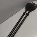 OCEANBROAD Kayak Paddle 95in/241cm Alloy Shaft Kayaking Boating Canoeing Oar with Paddle Leash 1 Paddle, Black
