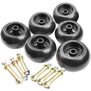 Anti Scalp Deck Wheel Kit Compatible with Bad Boy 022-5234-98 for Toro 1-603299 68-2730 for Kubota K5351-42110 K5371-42110 for Husqvarna 539 10 26-43 for Lawn-Boy 1-603299 68-2730 6 Pack