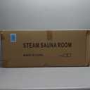 Portable Sauna, Sauna Box, Sturdy Full Size with Folding Chair, Compact, with 3L Steamer, Full Body Sauna Tent for Gym Balcony