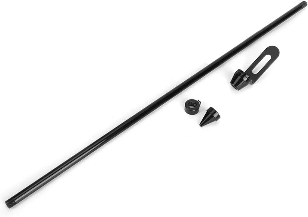 Universal Motorcycle Auto Flagpole Rear Seat Luggage Rack Mount Flag Pole Accessory Motorcycle Flagpole Steel Flagpole Universal(Black)