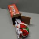 Gfilay Animated Climbing Santa Claus Doll with Ladder, Electric Santa Christmas Decoration with Music, Battery Operated Hanging Santa Figure for Home, Tree & Holiday Party Decor