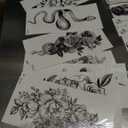 Halloween Temporary Tattoo Face Stickers - 5 Sheets Temporary Tattoos Fake Stickers for Halloween Makeup Costume Party Cosplay Dress Up Accessories