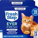 Fresh Step Advanced Ever Fresh Unscented Clumping Cat Litter, 16 lb., 2 Pk