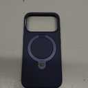 TORRAS Q3 Silicone 360 Spin for iPhone 17 Pro Case with Stand, Fit for MagSafe, Magnetic Ring Kickstand with Camera Control, Liquid Silicone Rubber Soft Phone Case for iPhone 17 Pro 6.3'', Deep Blue