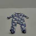 Burt's Bees Baby Baby Girls Pajamas, Zip Front Non-Slip Footed Sleeper Pjs, 100% Organic Cotton