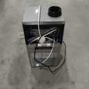 Commercial Ice Maker, 100lbs/24H Ice Maker Machine, 2 Water Inlet Modes, Ice Machine with 22lbs Storage, Auto Self-Cleaning, Under Counter/Freestanding Ice Maker for Home/Office/Shop/Bar