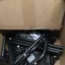 Suddus Elevated Dog Bed for Large Dogs 140lb, Breathable Cooling Raised Dog Cot with Dual Support Bars & Metal Frame, No-Slip Feet, Waterproof Pet Bed for Indoor/Outdoor, X-Large, 48 * 36 * 9in, Grey