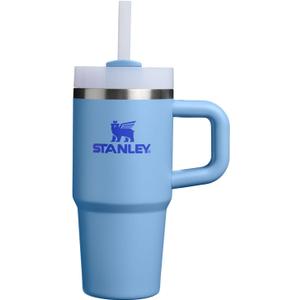 STANLEY Quencher H2.0 Tumbler with Handle and Straw 14 oz | Flowstate 3-Position Lid | Cup Holder Compatible for Travel | Insulated Stainless Steel Cup | BPA-Free | Blue Sky