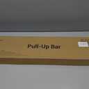 Pull Up Bar for Doorway: Sportneer Strength Training Pull-up Bars without Screw - Adjustable Width Locking Mechanism Chin Up Bar, Thickened Steel Max Limit 440 lbs Upper Body Fitness Pullup Bars for Home (Black-Red)