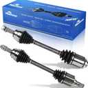Maxfavor FWD CV Axle for 2007 2008 2009 2010 2011 2012 2013 2014 2015 2016 2017 Jeep Patriot, Latitude North Sport 2.0L 2.4L L4, Only fit Front-Wheel Drive Manual Trans, CV Axle Shaft Front Left Right
