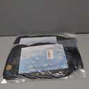 2 x REDESS Women Winter Pompom Beanie Hat Fleece Lined Warm Hats, Thick Slouchy Snow Knit Crossed Cap for Ladies (Black)