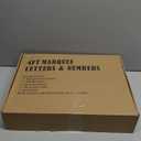 Pooqla 4 FT Marquee Light Up Letters, Marquee Letter Lights 4 Feet Tall, Giant Letter Sign Big Mosaic Letters for Balloons Birthday Party Anniversary Wedding Decorations, Warm White Letter I