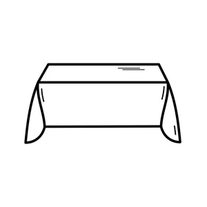 4'×6' Table Covers White