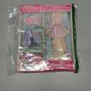 Barbie Magnetic Wooden Dress Up Toy  Pretend Play Set with Wooden Barbie Doll, Mix & Match Outfits & Storage Box  Educational Magnetic Toy for Girls Ages 3+