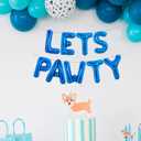 TONIFUL 52 Pieces 16 Inch Navy Blue Letter A-Z Balloons,Custom Phrase Mylar Foil Alphabet DIY Personalized Phrase Banner for Birthday Anniversary Celebration Graduation Party Supplies Decoration