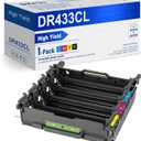 DR433CL Drum Unit DR-433CL Replacement for Brother DR 433CL use with HL-L8260CDW HL-L8360CDW/CDWT HL-L9310CDW MFC-L8610CDW MFC-L8690CDW MFC-L8900CDW MFC-L9570CDW Printer, DR 433CL 1 Pack, Not Toner