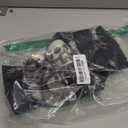 Skull Gothic Decor,Halloween Bows for Wreaths Decorations, Halloween Tree Topper Bow, Decorative Bow with Skull Glitter Silver Black Burlap for Fall Home Front Door Outdoor