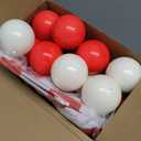 22 Pcs Granny Pants Yard Game Set Include Granny Pants and Balls Giant Pant Outdoor Party Activities for Families Outdoor and Indoor Games (Carnival, Red, White)