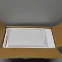 TEENFON Bathroom Wall Cabinet, Over The Toilet Space Saver Storage with Barn Doors & Adjustable Shelf, Hanging Medicine Cabinet, White 7.1" D x 15.4" W x 19.3" H