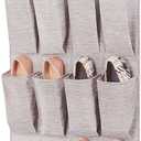 Whitmor Over the Door Shoe Organizer - 20 Section - Space-Dyed Grey
