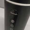 Electric Travel Kettle,12V/24V Car Coffee Warmer Kettle,Portable Hot Water Boiler,Small Hot Water Heater with Built-in Magnetic Induction Stirring (Black)