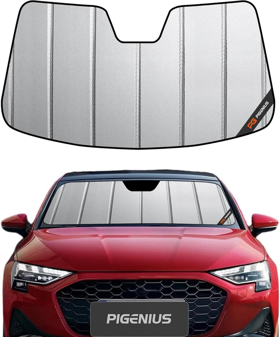 Windshield Sunshade for Audi A3/A3 Quattro/S3 2015-2020, A3 Sportback e-tron 2016-2018, RS3 2017-2020 - Safeguard