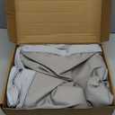 9 Piece Outdoor Patio Waterproof Cushion Covers, Fits 4-Seat Wicker Rattan Sectional Couch Chair Furniture Cover Replacement Set - Fade-Resistant Patio Cushion Covers with Zipper (25.6*25.6*3 inches-9 Pcs, Blue Grey)