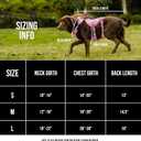 Escape Proof Dog Harness,Lightweight Full Body Harness for Walking Running Traning Hiking, Adjustable No Pull Pink Dog Harness with Lift Handle and 3 Leash Clip for Medium Large Dogs,Pink