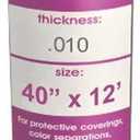 Grafix Dura-Lar Film, .010 in, Ultra Clear Glossy, 40 in x 12 ft, Roll