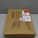 C Shaped End Side Table Set of 2,Couch Sofa Table for Small Space,Tempered Glass Snack Side Table with Metal Frame for Living Room, Bedroom, Bedside, Modern Style, Gold