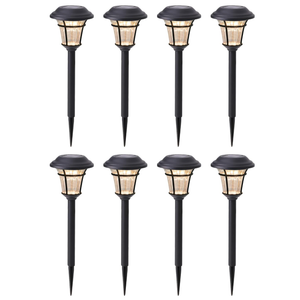 MAGGIFT 8 Pack Outdoor Solar Lights - Waterproof, Solar Pathway & Garden Lights for Yard & Patio, Solar Powered for Driveway