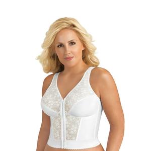 Exquisite Form Front Closure Posture Bra White 42B