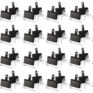 BBTO 16 Pairs Bike Brake Pads Disc Brake Pads with Installation Tools Bicycle Brake Pads for Ebike Mountain Bike