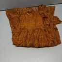 LalaMira Flower Girl Dress Lace Boho Toddler Dresses Ruffle Girl Dress for Wedding Garden Party Holiday Communion Long Sleeve (2T, Burnt Orange)