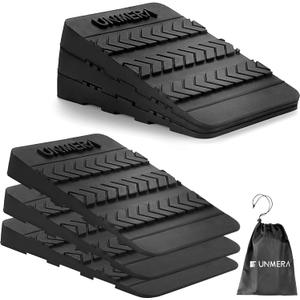 UNMERA Squat Wedge Block 6PCS Adjustable Non-slip Rubber Squat Ramp,squat Wedge For Heel Elevated Squat,Weight Lifting,Calf Stretcher, Deadlift Squat Improve Mobility Balance And Strength Performance