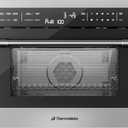 24 Inch Built-in Microwave and Convection Oven Combination, ThermoMate 1.6 Cu. Ft. Wall Oven Microwave Combos, 1000 Watt Power, Sensor Cook, Touch Control LCD Display, Stainless Steel Finish