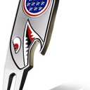 Craftsman Golf Shark Cool 4-in-1 Golf Divot Repair Tool - Bottle Opener - Ball Marker - Tee Holder