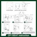 CaddytekRemovable, CaddyCruiser One & One-Swivel Seat
