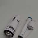 T Tulead Toilet Repair Kit Flush Valve Replacement Parts Flush Valve 8.27" Height(Including Washer), Fill Valve Thread 0.9", Drain Outlet Dia: 2.56"