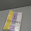 YiLUOMO Yellow Striped Pattern Hand Towels Set of 2 100% Cotton Highly Absorbent Soft Colorful Hand Towel for Bathroom 13 x 29 Inch