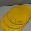 100 PCS Gold Placemats Disposable, Round Sparkle Table Place Mats, 13.5" Inch Shiny Golden Place Mats, for Birthday Wedding Holiday Party Home Dining Tableware