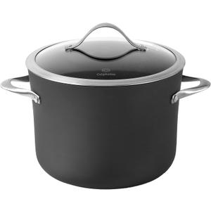 Calphalon Contemporary Hard-Anodized Aluminum Nonstick Cookware, Stock Pot, 8-quart, Black