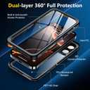 SPIDERCASE for iPhone 16 Pro Max Case Waterproof, [12FT Military Drop Proof] [IP68 Waterproof] [Full Body Protection] Heavy Duty Protective Cover for iPhone 16 Pro Max 6.9, Black