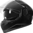 SPARK Adult Modular Motorcycle Helmet Dot Certified Flip-Up Dual Visor Full Face Helmets for Men & Women Moto ATV UTV Snowmobile ADV Four Wheeler Street Bike (Bright Black, Large)